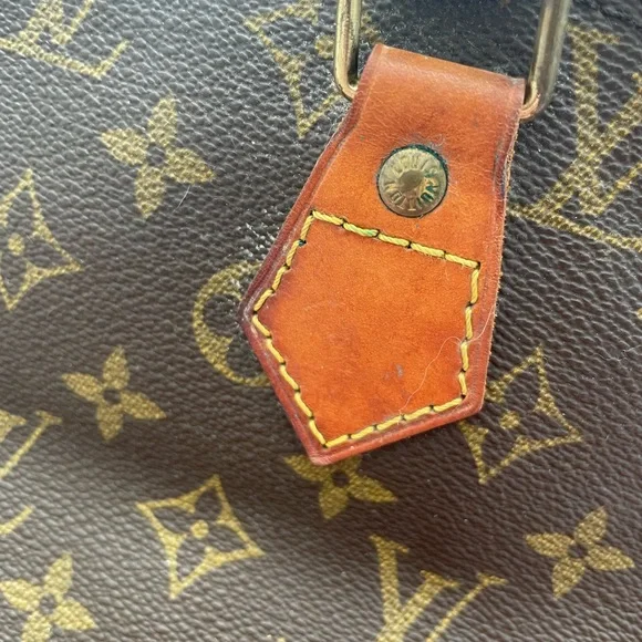 Authentic Vintage Louis Vuitton Alma Purse Brown Monogram Shoulder Bay Vintage - Picture 12 of 15